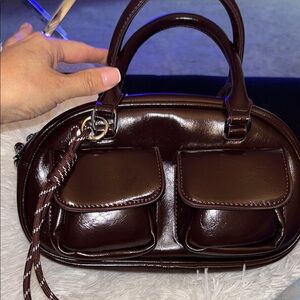 Elegant Brown Handbag